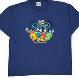 Walt Disney World 2005 Disney Graphic T-Shirt - XL Blue Cotton