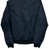 H&M Bomber Jacket - Small Navy Polyester