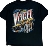 Justin Vogel Gildan Nascar T-Shirt - XL Black Cotton