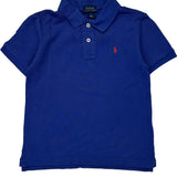 Age 7 Polo By Ralph Lauren Polo Shirt - Small Blue Cotton