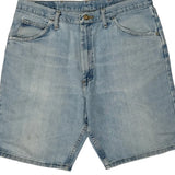 Wrangler Denim Shorts - 34W 10L Light Wash Denim