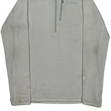 Patagonia Striped Fleece - Medium White Polyester
