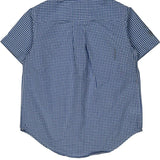 Age 3 Polo By Ralph Lauren Checked Short Sleeve Shirt - XS Blue Cotton