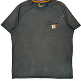 Carhartt T-Shirt - Large Gray Cotton