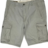 Levis Cargo Shorts - 34W 11L Grey Cotton