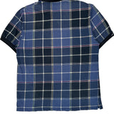 Chaps Ralph Lauren Checked Polo Shirt - Large Blue Cotton