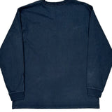 Carhartt Long Sleeve T-Shirt - XL Navy Cotton