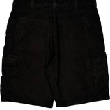 Wrangler Cargo Cargo Shorts - 38W 9L Black Cotton