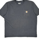 Carhartt T-Shirt - XL Grey Cotton