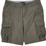 Tommy Hilfiger Cargo Shorts - 33W 10L Grey Cotton