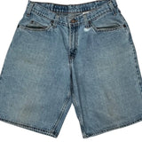 Levis Denim Shorts - 29W UK 12 Light Wash Cotton