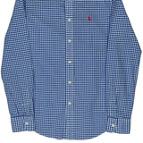 Ralph Lauren Checked Shirt - Small Blue Cotton
