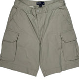 Polo By Ralph Lauren Cargo Shorts - 31W 10L Beige Cotton