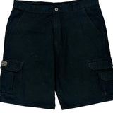 Wrangler Cargo Shorts - 37W 10L Black Cotton