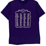 Class Of 1988 Hanes Single Stitch T-Shirt - Large Purple Cotton Blend