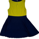 Age 6-7 Tommy Hilfiger A-Line Dress - Small Navy Cotton