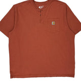 Carhartt T-Shirt - 2XL Red Cotton