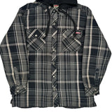 Dickies Checked Jacket - Large Black Cotton