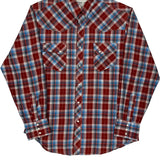 Wrancher Shirts Wrangler Checked Shirt - 2XL Blue Cotton