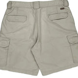 Columbia Cargo Shorts - 35W 9L Beige Cotton