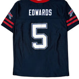 Age 6-7 Buffalo Bills N.F.L. Team Apparel Football Jersey - Small Navy Polyester