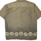 Pineapple Connection Polka Dot Hawaiian Shirt - XL Beige Viscose