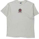 Hanes Graphic T-Shirt - Large White Cotton