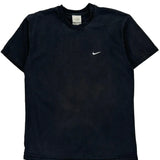 Nike T-Shirt - Medium Black Cotton