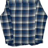 Lee Checked Flannel Shirt - Medium Blue Cotton