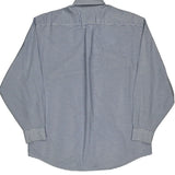 Tommy Hilfiger Striped Shirt - Large Blue Cotton