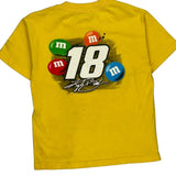 Kyle Busch Nascar T-Shirt - Small Yellow Cotton