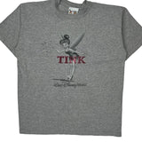 Disney Cartoon T-Shirt - Small Grey Cotton