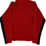 The North Face Fleece - Large Red Polyester