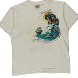 Mother Mother Ocean Caribbean Surf Single Stitch T-Shirt - XL Cream Cotton