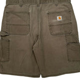 Carhartt Cargo Carpenter Shorts - 36W 10L Brown Cotton