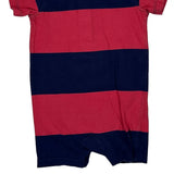 6 Months Ralph Lauren Striped Top - 3XS Block Colour Cotton