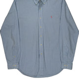 Ralph Lauren Checked Shirt - Medium Blue Cotton
