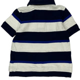Age 2 Polo By Ralph Lauren Striped Polo Shirt - XS Blue Cotton