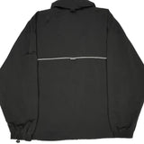 Reebok Windbreaker - XL Black Nylon