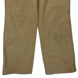Carhartt Carpenter Trousers - 34W 30L Khaki Cotton
