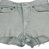 Levis Denim Shorts - 30W UK 10 Light Wash Cotton