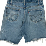 Levis Denim Shorts - 32W 9L Light Wash Cotton