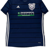 Adidas Football Shirt - Large Navy Polyester