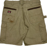 Wrangler Cargo Shorts - 36W 10L Khaki Cotton