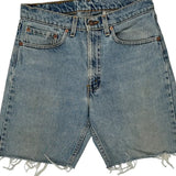 Levis Denim Shorts - 30W 10L Light Wash Cotton