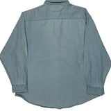 Wrangler Denim Shirt - XL Light Wash Cotton