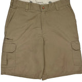 Dickies Cargo Shorts - 36W 11L Beige Cotton