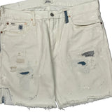Polo By Ralph Lauren Denim Shorts - 34W 10L White Cotton