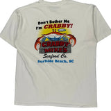 Crabby Mike'S Seafood Co. All Sport Graphic T-Shirt - XL White Cotton
