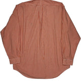 Ralph Lauren Checked Shirt - Large Orange Cotton